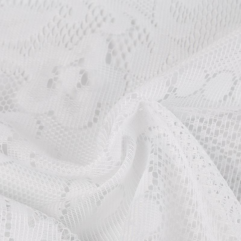 Europe and The United States Lace C-type Kitchen Curtain Lace Kitchen Curtain White Small Curtain