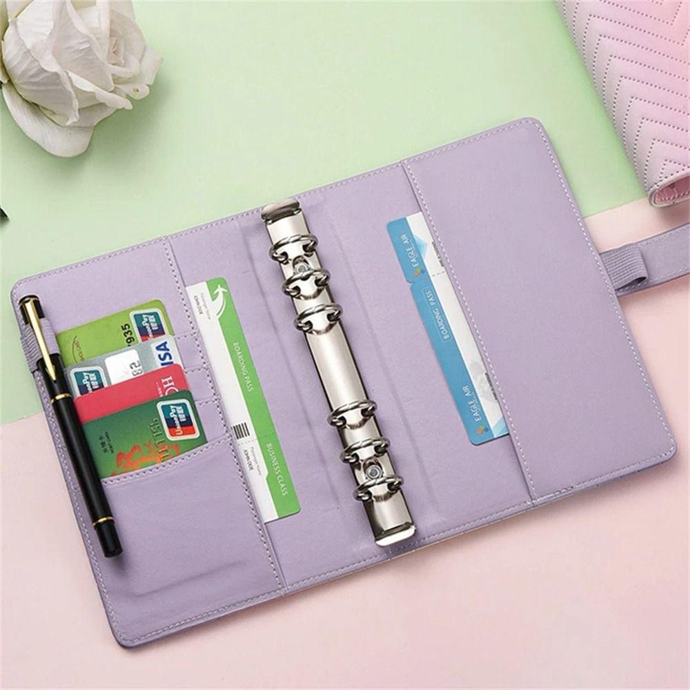 Pockets Cash Envelopes Binder Pockets A6 Notebook Binder Notebook Budget Binder Budget Planner