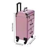 BYMAOCAR Beauty Salon Hair Styling Travel Make Up Case, Cosmetic Trolley Storage Organizer, For Beautician/ Hair Stylist