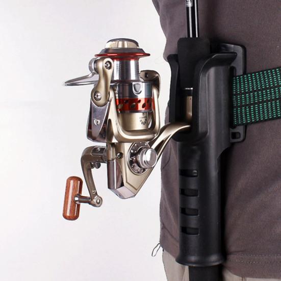 Держатель для удочки, отверстие для подвешивания веревки, портативный удобный вкладыш для удилища, ведро для удочки для морской рыбалки