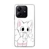 Чехол для телефона Кот Бойкиссер Для Xiaomi Redmi Note 15 14 13 12S 12 Pro Plus 11S 11E 11 11T 10S 10 Арт Мягкий Чехол с Рисунком Redmi Note