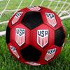 Мяч для мини-футбола женской сборной США (USWNT) Цветной Машинная строчка ПВХ Размер 5 Готов к командным тренировкам и соревнованиям Прочный Высокий отскок Крутой Спортивный Подарок