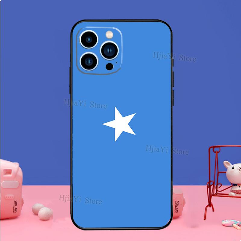 Чехол для телефона с флагом Сомали для iPhone 16 15 11 12 13 14 Pro Max Mini X XS XR Plus SE2 Funda Coque Capa Cover