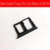 Sim Holder Tray For Card Lg V35 G2 G5 G7 Q6 Q8 K40 K10 X Cam V30 X Power X Screen Sim Micro Reader Card