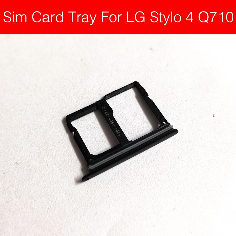 Sim Holder Tray For Card Lg V35 G2 G5 G7 Q6 Q8 K40 K10 X Cam V30 X Power X Screen Sim Micro Reader Card