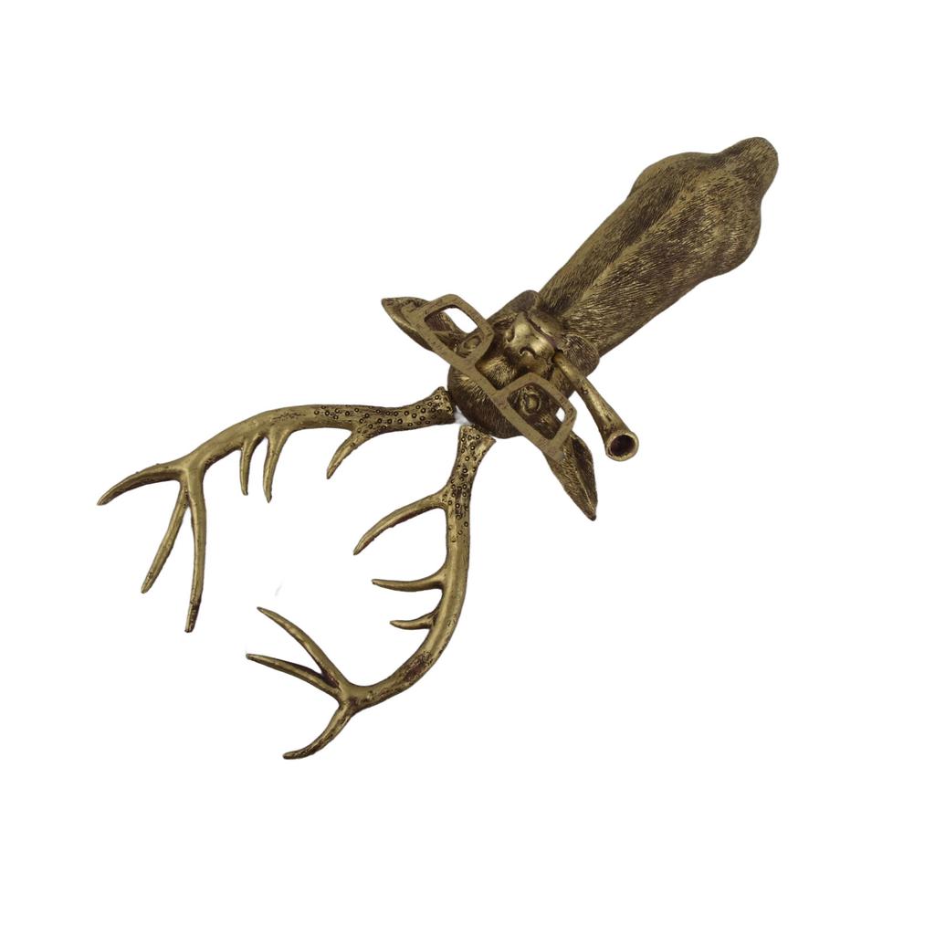 Artificial Deer Head Antlers Wall Decor Deer Head Wall Mount Geometric Stag Animal Head Wall