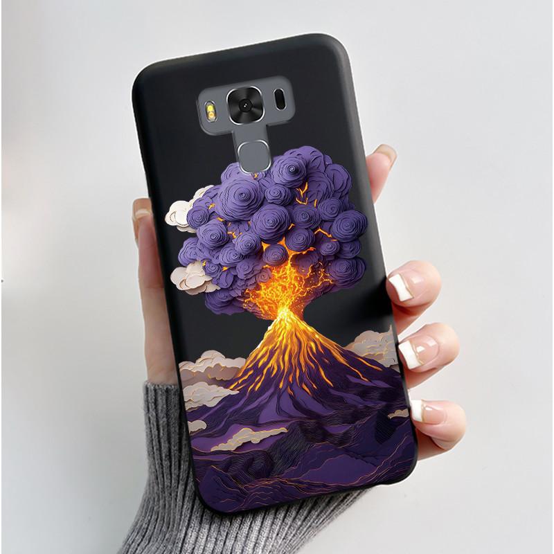 Чехол для Asus ZenFone 3 Max ZC553KL Capa Coque Милый Мультяшный Принт Чехол Защитная Крышка Мягкий Силикон Черный Корпус Funda