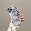 Стильный белый стеклянный чехол для телефона с цветочным принтом для Samsung Galaxy S26 S25 Edge S24 S23 FE S22 Ultra S20 S21 5G, противоударный чехол