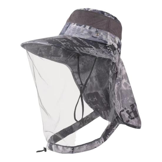 Mosquito Hat Sun with Neck Flap Net Bucket Hat for Outdoor