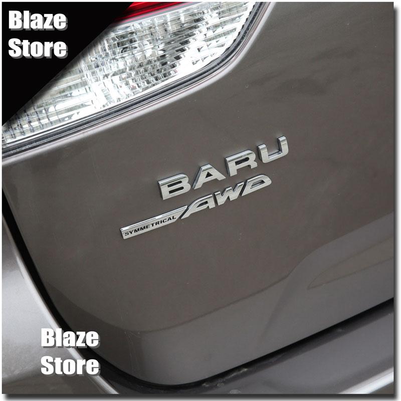 3D Металлическая Симметричная Эмблема AWD На Крышку Багажника Автомобиля Автомобильная Наклейка Для BRZ XV Outback Forester Asahi Panther WRX Impreza