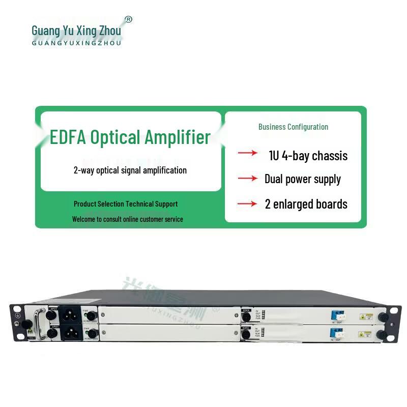 GY-E5200 Двухмощный 2-канальный волоконный усилитель EDFA