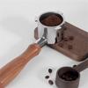 51mm Espresso Naked Portafilter Bottomless Portafilter With Wood Handle Replacement for EC9335/9665/9155 Coffee Machines