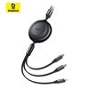 Baseus Выдвижной кабель для быстрой зарядки данных серии Bright Mirror 3-в-1 USB-M+L+C, 3,5 А, 66 Вт