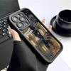 Черный Новый Groove Рождественский Вечер Защитный Чехол для iPhone 15/16/17 Pro Max