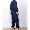 Kyoetsu Men's Samue Traditional Clothing Large Size Summer Winter Blue
