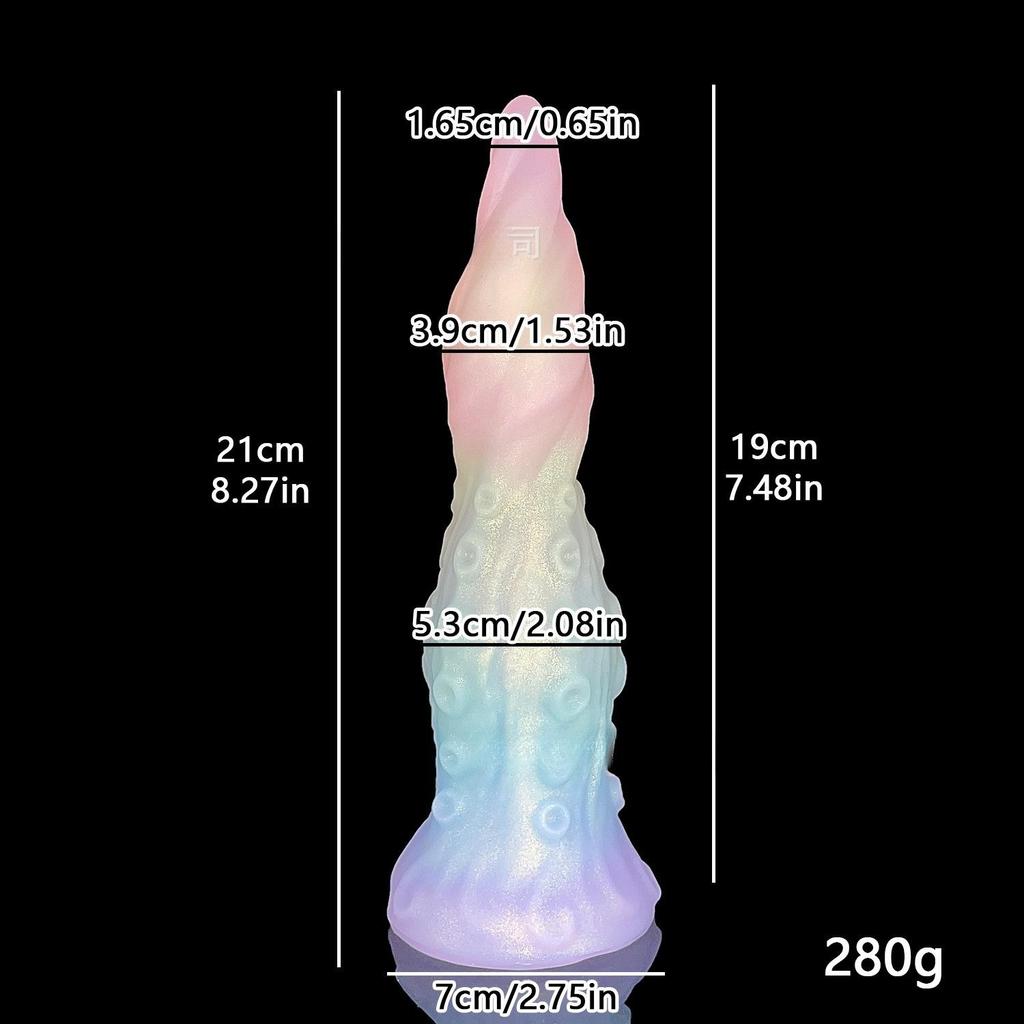 Alien Dildo Liquid Silicone Posterior Tentacle Anal Plug Female Masturbator Adult SM Sexual Product