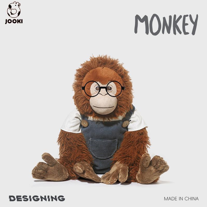 Мягкая игрушка обезьянка - ультрамягкая мягкая игрушка, подушка для сна и подарок на день рождения для детей