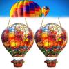 1/2Pcs Hot Air Balloon Sun Catcher Tough Acrylic Sunlight Reflection Catcher Room