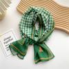 Decorative Simple Texture Silk Scarf Women'S New Style Spring And Autumn Summer Fashion Versatile Headscarf Work Scarf