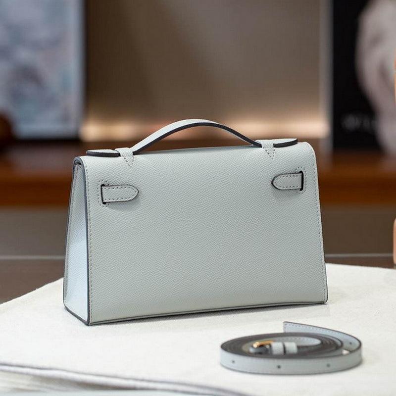 Сумка Женская 2026 Новая Узор Пальмы Коровья Кожа 22см Мини Поколение Kai-Li Модная Портативная Натуральная Кожа Женская Сумка