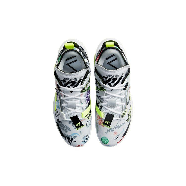 Кроссовки унисекс Air Jordan Why Not Zer0.4 PF Граффити Белые Photon-Dust Volt DD4886-007