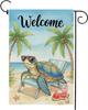 Turtle Holiday Summer Garden Ag 12x18 Inch Double Sided Seasonal Holiday Burlap Yard Lawn Outdoor Decorations PPZ