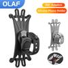 360 Rotatable Mobile Phone Bicycle Motorcycle Holder Silicone Bicycle Navigation Holder Support Stand For iPhone Samsung Xiaomi