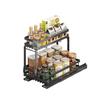 HPMILY Double-Layer Pull-Out Kitchen Spice Rack