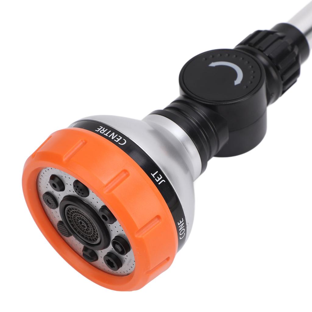 Garden Hose Wand 8 Patterns Multifunctional ABS TPR Aluminum Alloy Long Hose Nozzle Sprayer for Agriculture Irrigation