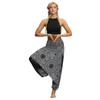 Qii-Leggings Women Casual Loose Yoga Trousers Baggy Boho Aladdin  Jumpsuit Pants