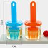 Household Silicone Oil Brush with Bottle Small Oil Pot Kitchen High Temperature Baking Magic Plastic All-in-one Barbecue Oil Bottle Brush