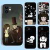 Чехол для телефона F-FranS B-BowS для iPhone 16,15,14,13,12,11,XS,XR,X,8,7,Pro,Max,Plus,mini Силиконовый Черный Чехол