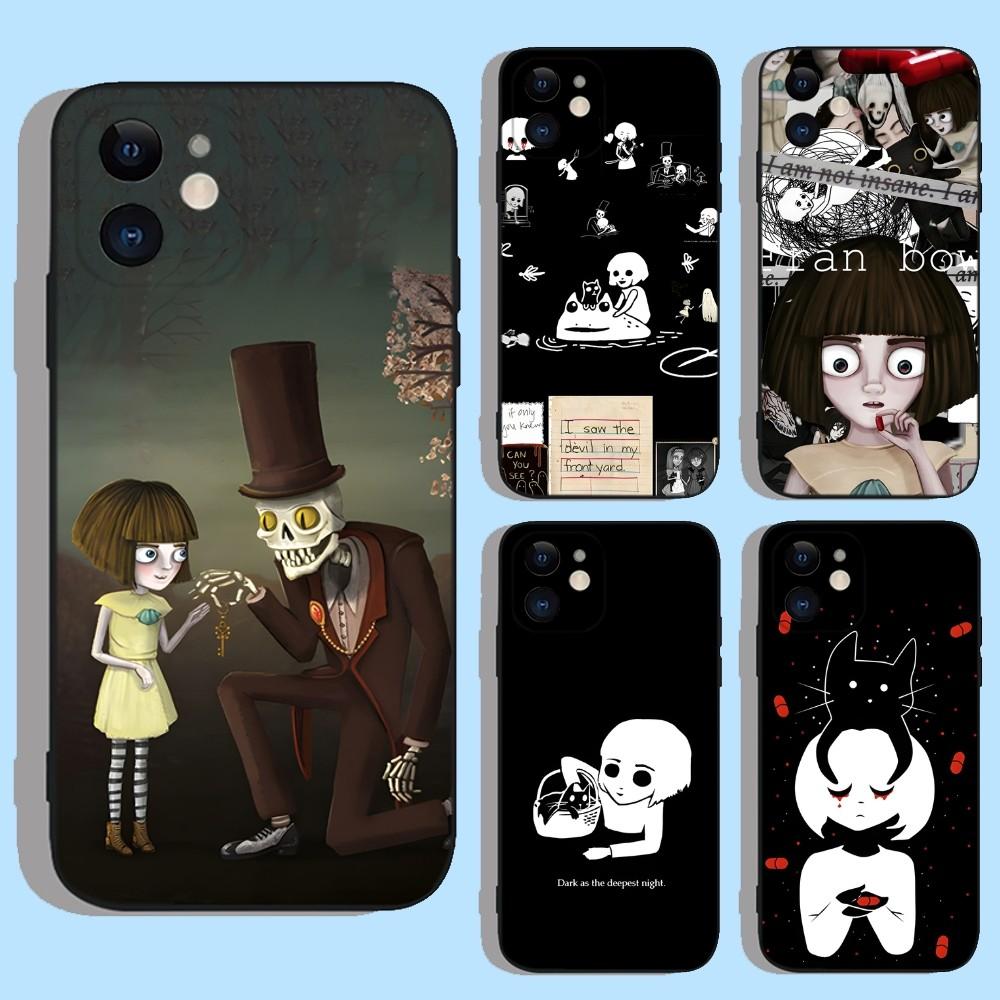 Чехол для телефона F-FranS B-BowS для iPhone 16,15,14,13,12,11,XS,XR,X,8,7,Pro,Max,Plus,mini Силиконовый Черный Чехол