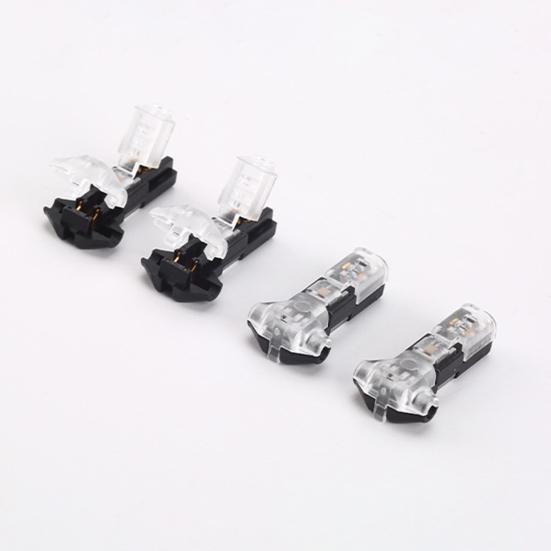 10/20/30/40/50 Pcs T Tap Wire Splice Connectors 3 Way 1 Pin Solderless Low Voltage