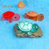 10/30 шт. красочная мини-фигурка черепахи, светящаяся в темноте, крошечное украшение в виде черепахи, миниатюрная статуэтка животного, настольное украшение, сувениры для вечеринки