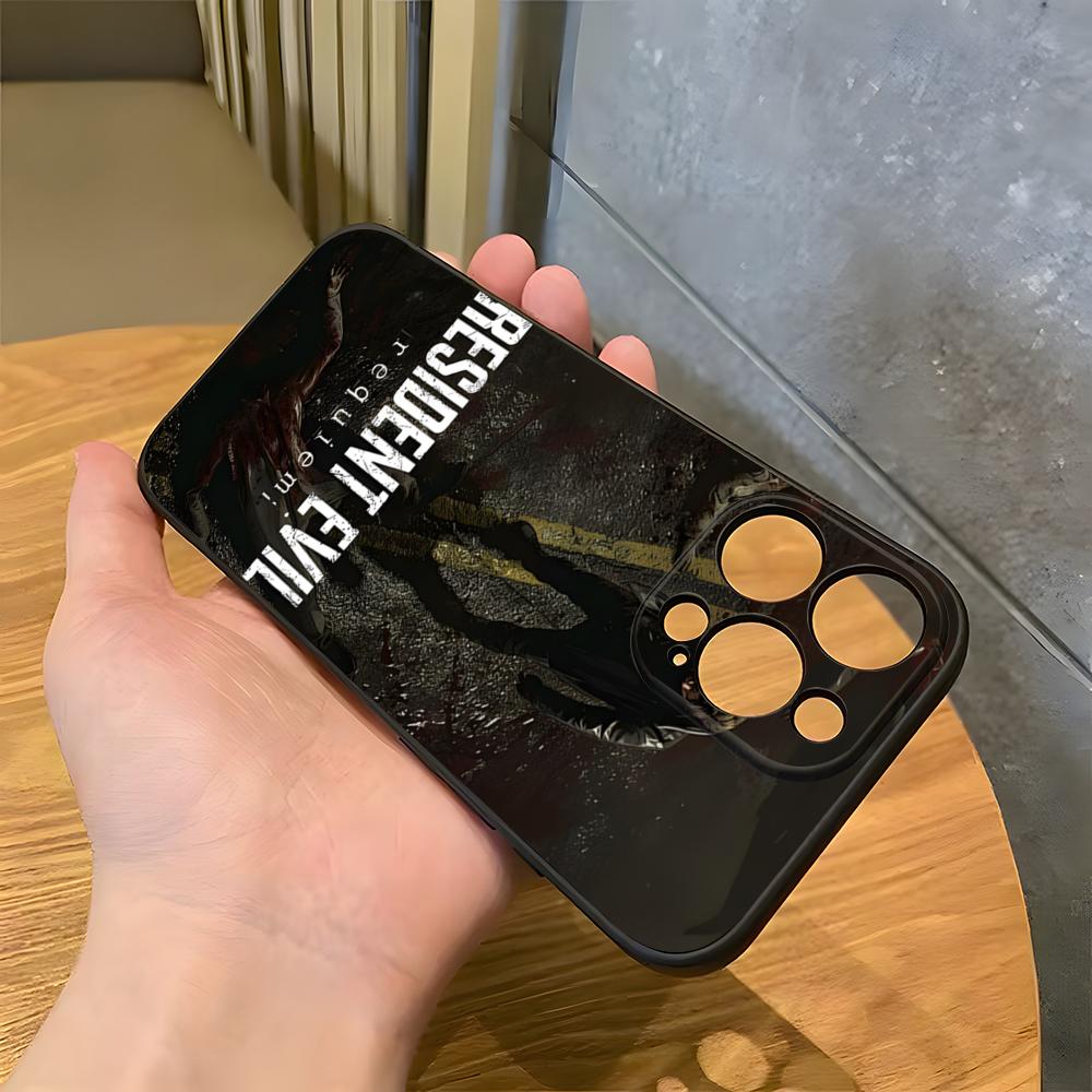 Чехол для телефона с игрой Resident Evil для IPhone 17 Pro Max 15 Pro 16 14 Plus 12 13 Mini 11 Pro Ударопрочный мягкий чехол