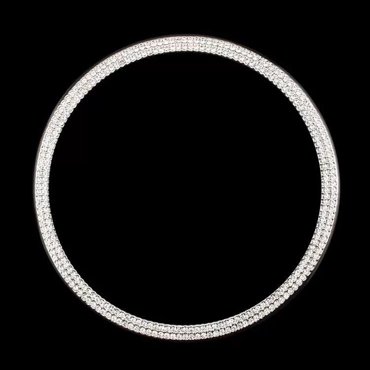 Наклейка со стразами на логотип руля - Стильное украшение салона автомобиля