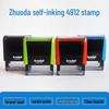 Zhuoda Seal 4912 Self-Inking Flip & Revolving Stamp with Automatic Ink Output, No Engraving