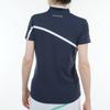 Golf Short Sleeve Mock Neck Shirt Quick 0 [New Balance] Women's (Sweat Absorbent, Drying, Stretch) / 012-4166509 121_Navy [S]