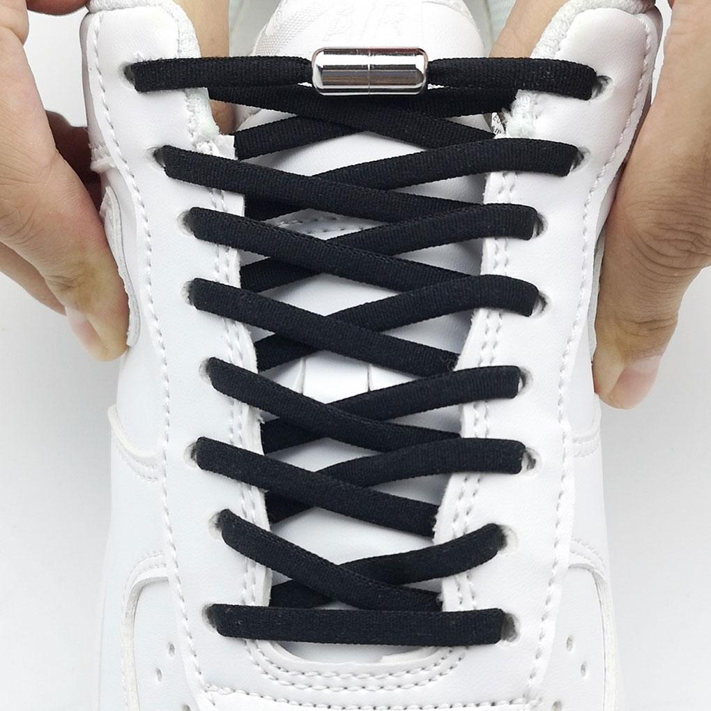 2 штуки Детские кроссовки шнурок однотонный шнурок для обуви многоразовый моющийся эластичный шнурок для обуви аксессуары для обуви