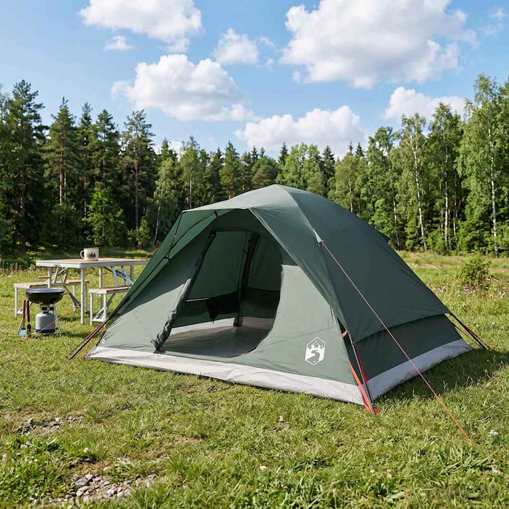 Instant Tent Olive Green 305 x 215 x 140 cm Polyester and Steel
