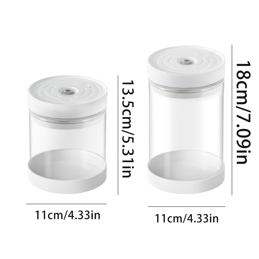 Электрические вакуумные контейнеры - многоцелевые емкости для хранения продуктов, многоразовые цилиндры для кухонных принадлежностей - для хранения и организации продуктов питания.