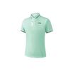 Campus Series Logo Print Quick-Dry Short Sleeve Polo Shirt Men Tops Fresh-Green YPLT041-6