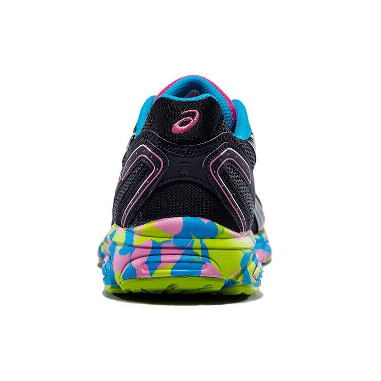 Asics Maverick 2 Удобная ткань Низкие повседневные кроссовки для бега Женские кроссовки Черный Мультиколор T25XQ-9090