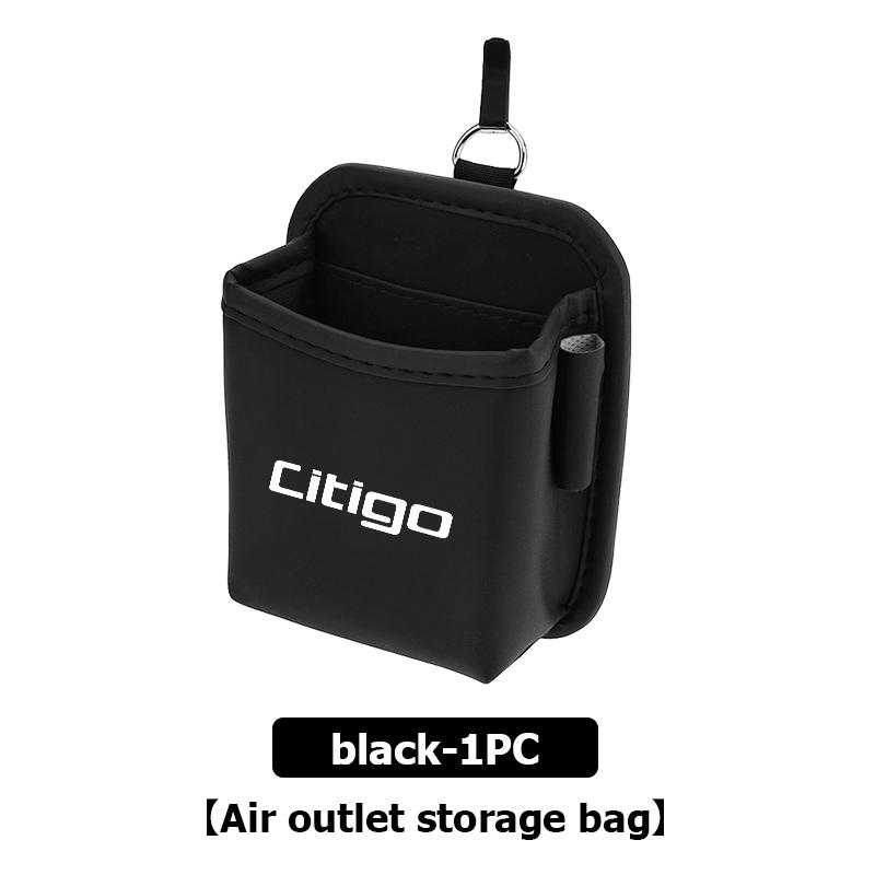 AAABS1 Car Air Outlet Storage Box Hanging Phone Lipstick Lighter Organizer Bag Holder For Skoda Octavia A5 A7 RS Fabia Superb Rapid