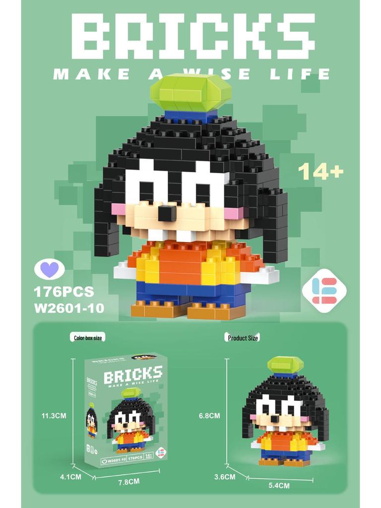 Совместимые с Lego микро строительные блоки мультяшные фигурки - детские развивающие настольные игрушки