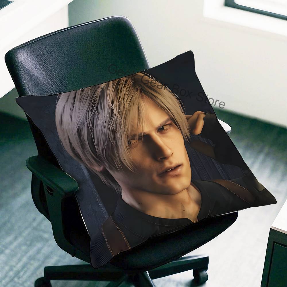 R-Resident L-Leons K-Kennedy Pillow Case For Sofa Decor Car Office Room Printing Cushion Cover Decorations And Protector