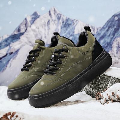 Мужские зимние ботинки из хлопка на шнуровке, джинсовая ткань, повседневная мужская обувь, мужские туфли на плоской подошве, модные мужские туфли для ходьбы, мужские туфли-лоферы