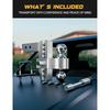 Trailer Tow Hitch for 2 Inch Receiver, Adjustable Truck Towing Hitches with Hitch Tightener, Heavy Duty 6 Inch Drop Down/Rise Up