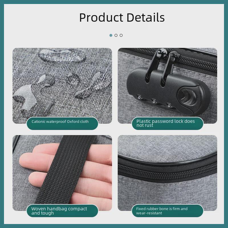 Многослойная сумка для хранения дорожных документов большой вместимости